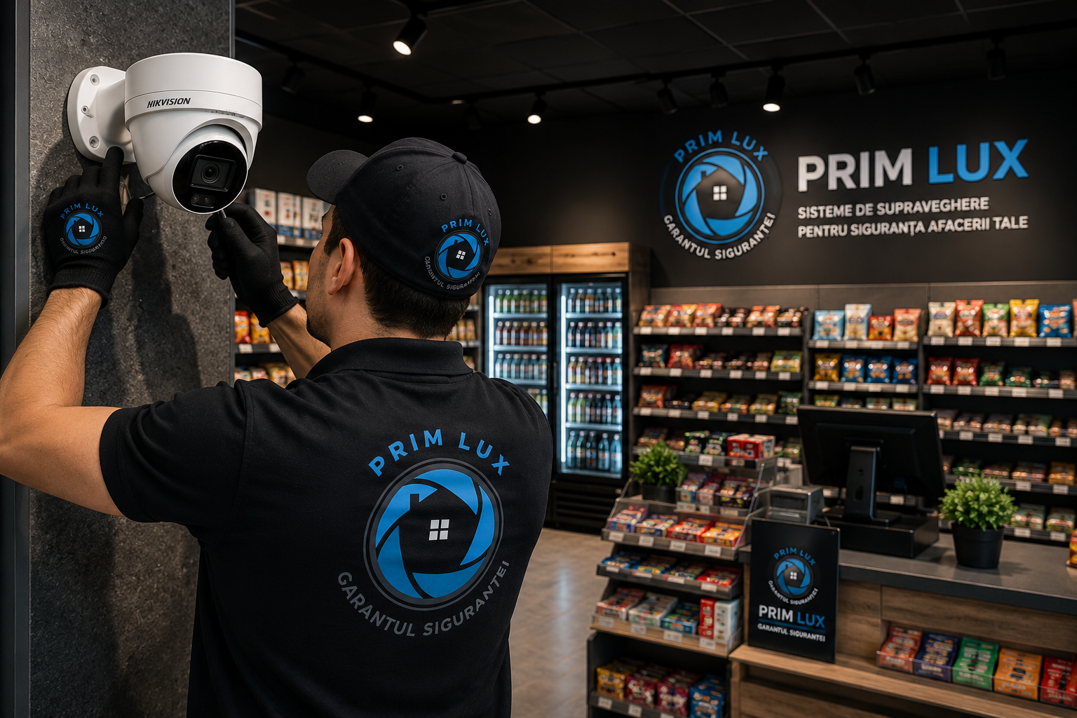 Sistem de supraveghere pentru magazin