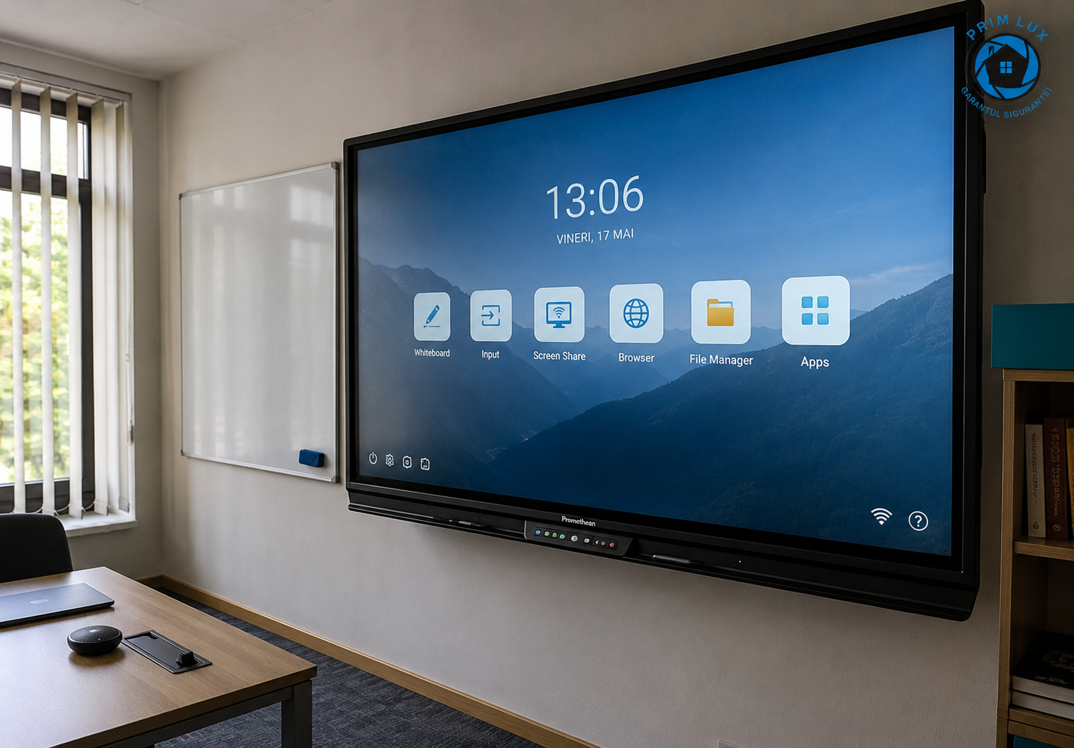 Instalare tablă interactivă pentru școală