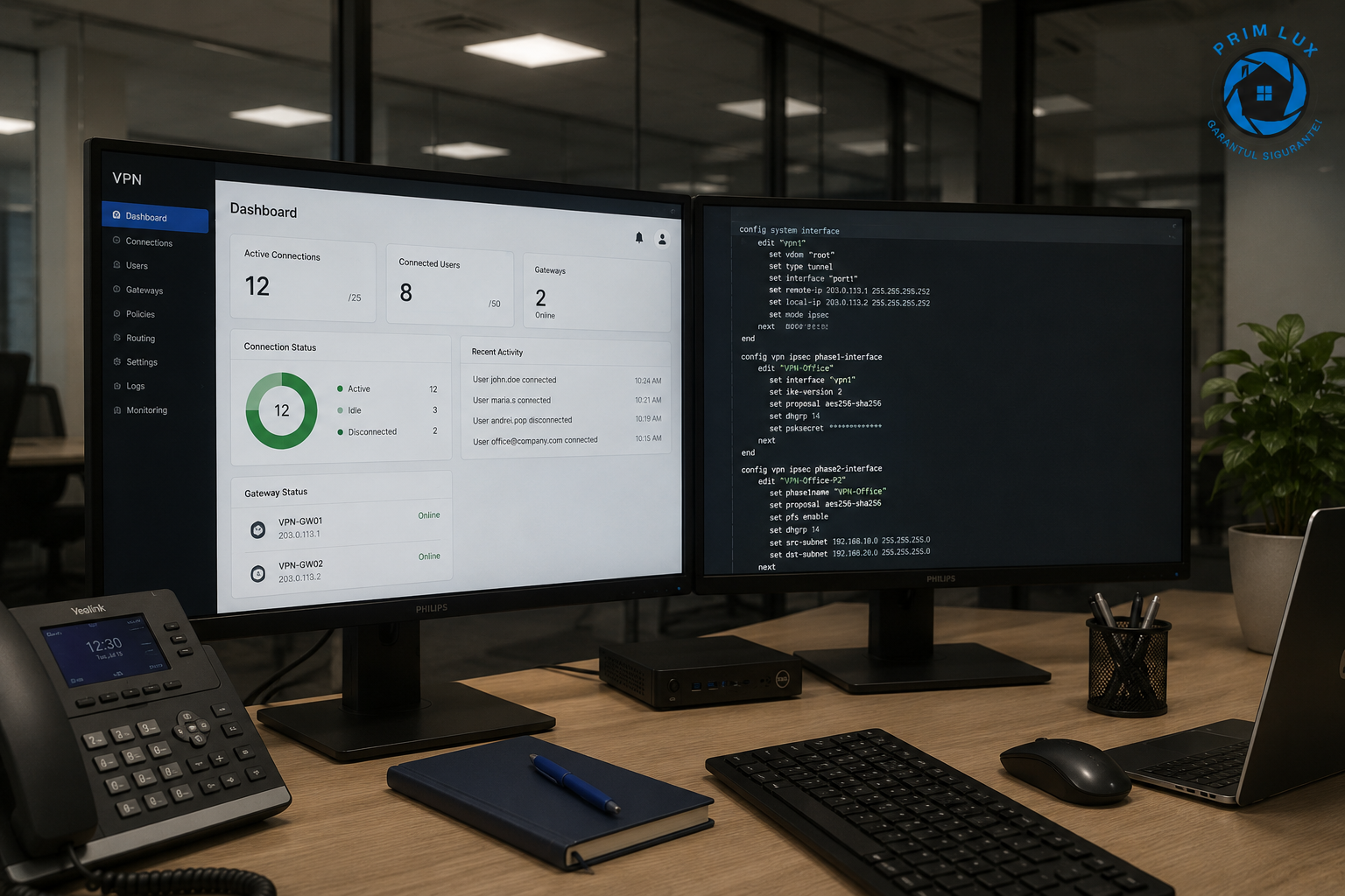 VPN securizat pentru companie