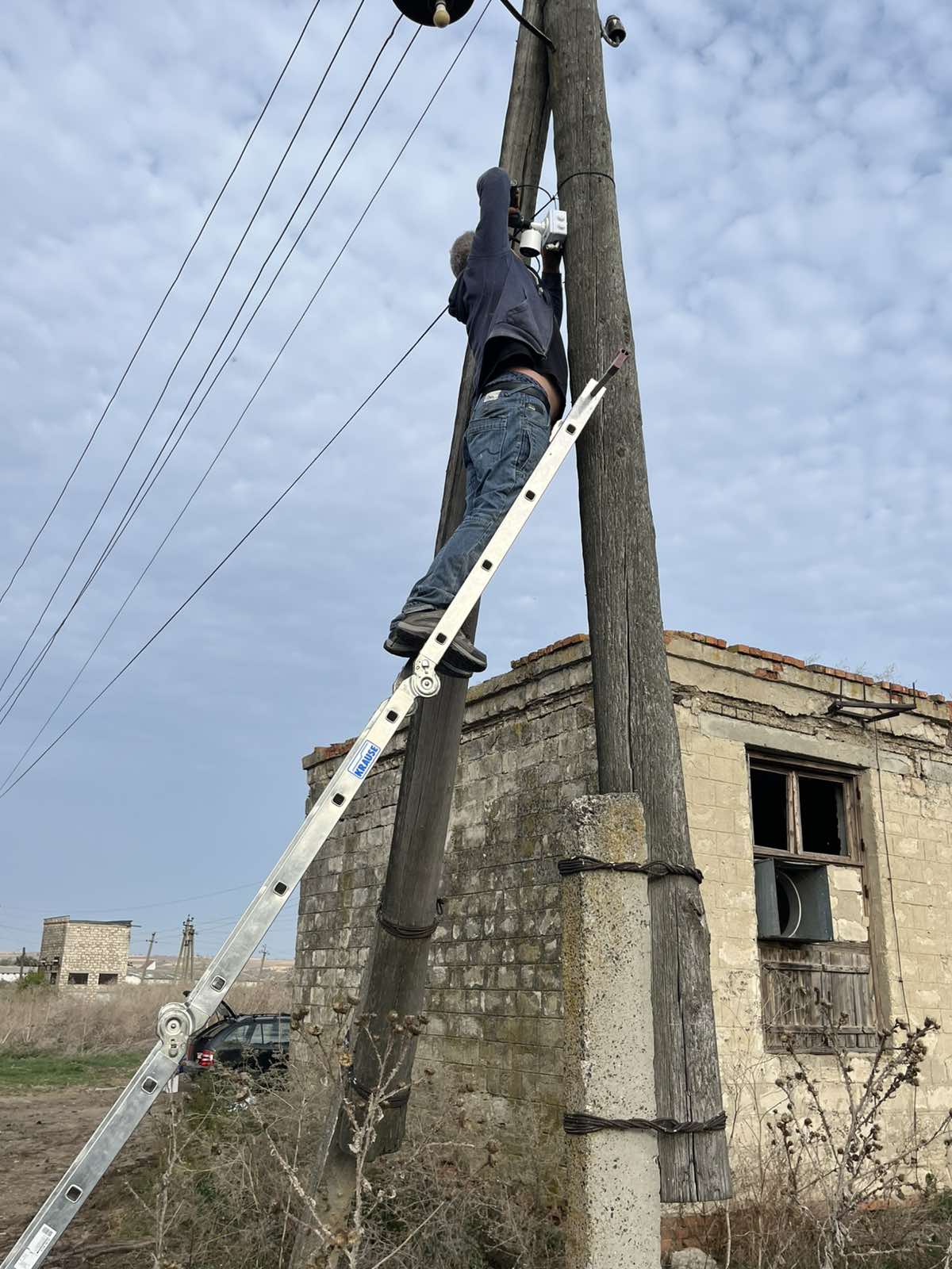 Instalare sistem de supraveghere video – Sărătenii Vechi - fotografie