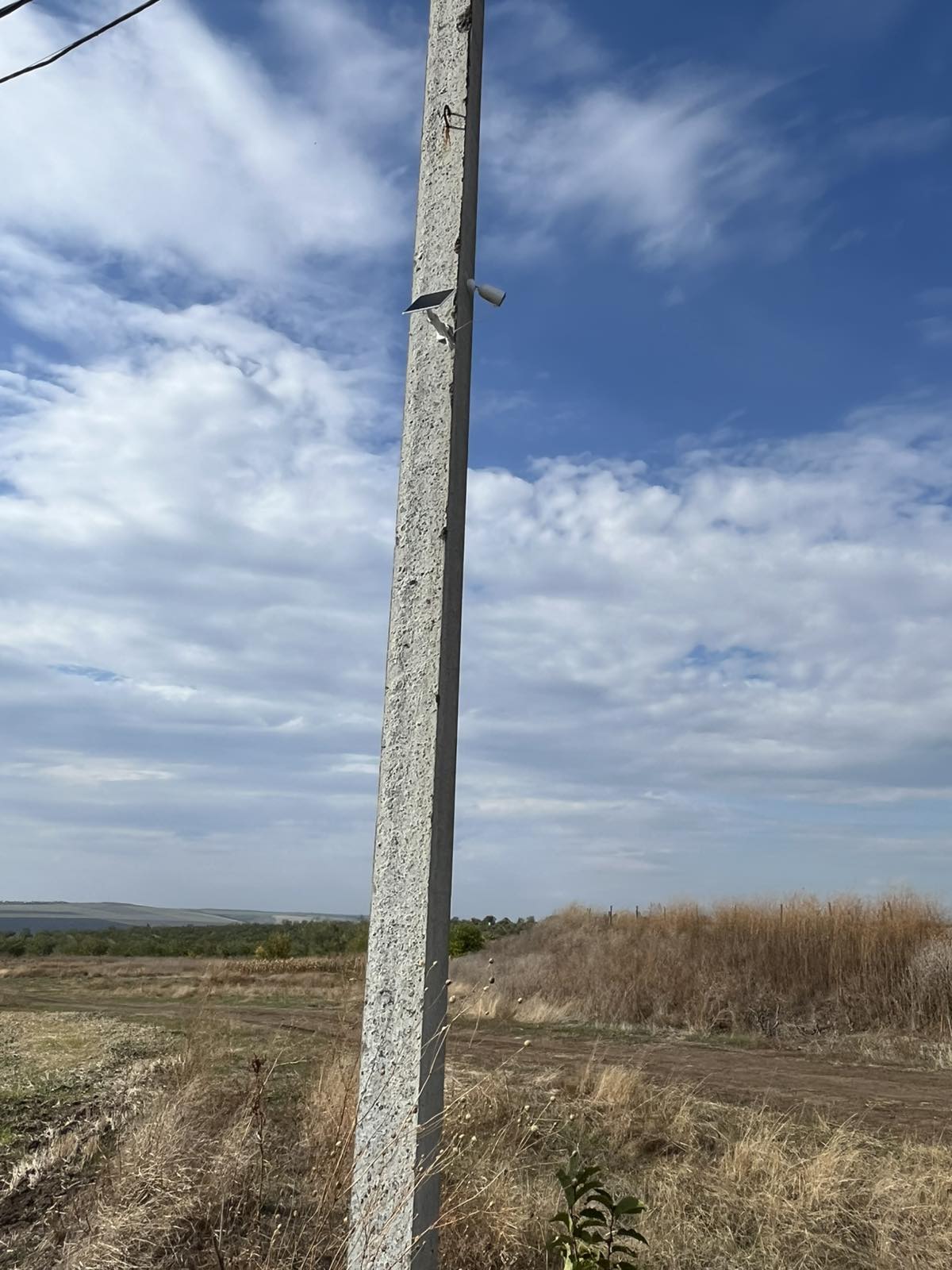 Instalare camere Wi-Fi cu alimentare solară – s. Chirca - fotografie