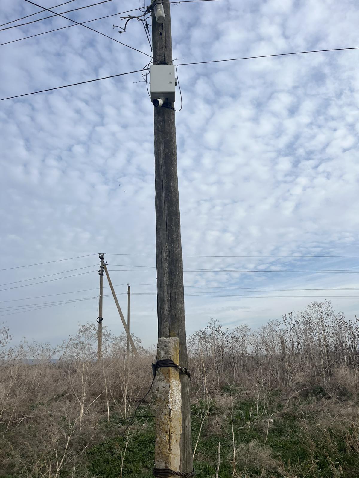 Instalare sistem de supraveghere video – Sărătenii Vechi - fotografie